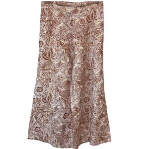 Rachel Zoe | Floral Wide Leg Crop Pants- 100% Linen